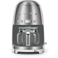 SMEG DCF02SSEU 50's Retro Style Filterkaffeemaschine Silber