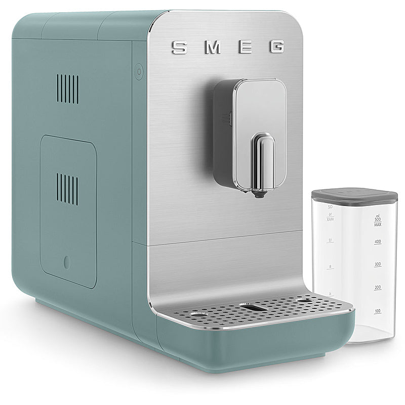 Smeg BCC13EGMEU KOMPAKT-KAFFEEVOLLAUTOMAT, EMERALD GREEN., ALUMINIUM-FRONT-PANEL