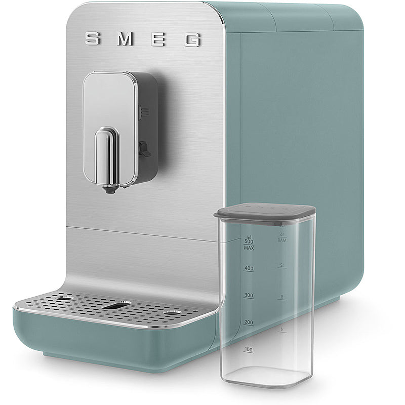 Smeg BCC13EGMEU KOMPAKT-KAFFEEVOLLAUTOMAT, EMERALD GREEN., ALUMINIUM-FRONT-PANEL