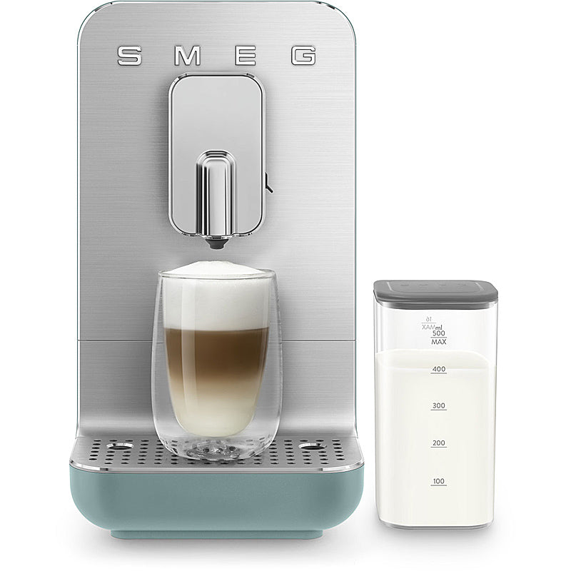Smeg BCC13EGMEU KOMPAKT-KAFFEEVOLLAUTOMAT, EMERALD GREEN., ALUMINIUM-FRONT-PANEL