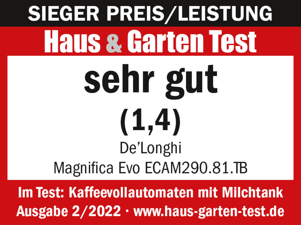 DeLonghi ECAM290.81.TB  MAGNIFICA EVO Vollautomatische Kaffeemaschine