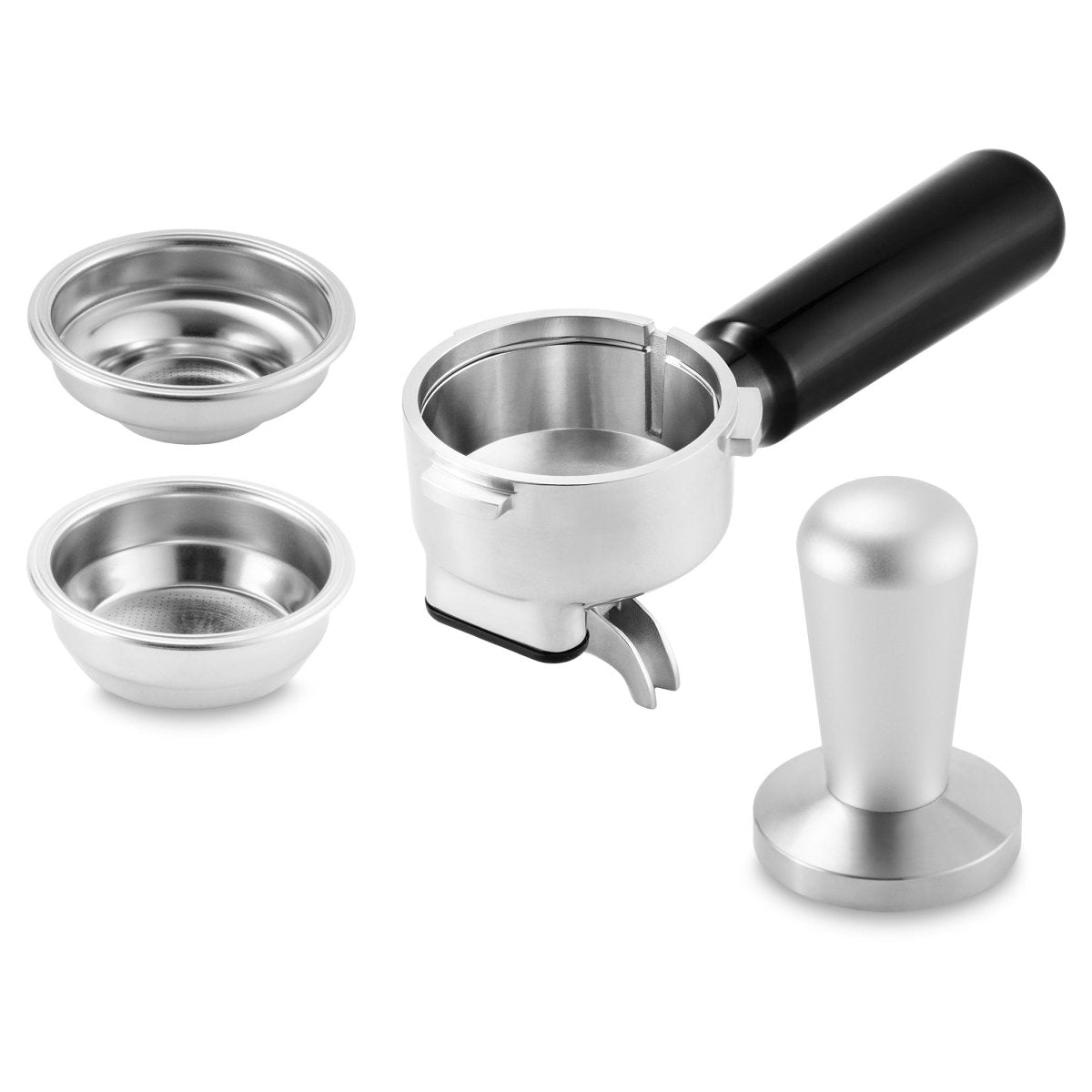 Catler ES 910 Hebel Espresso Kaffeemaschine mit integrierter Mühle – Silber