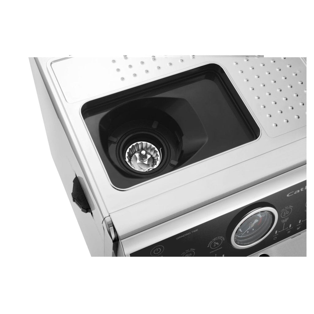 Catler ES 910 Hebel Espresso Kaffeemaschine mit integrierter Mühle – Silber